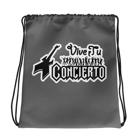 Vive Tu Concierto Sport Grey Drawstring bag
