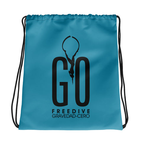 Freedive G0 Blue Drawstring bag