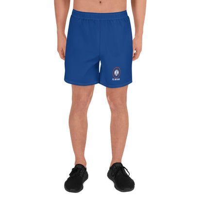 Melomania Men's Athletic Long Shorts Royal Blue