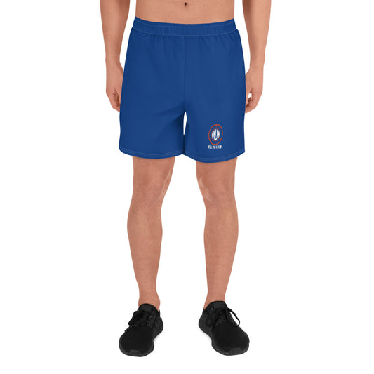 Melomania Men's Athletic Long Shorts Royal Blue