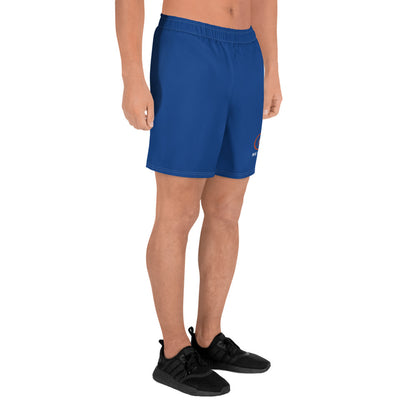 Melomania Men's Athletic Long Shorts Royal Blue