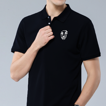 Buisy Men's Black Classic Polo Shirt