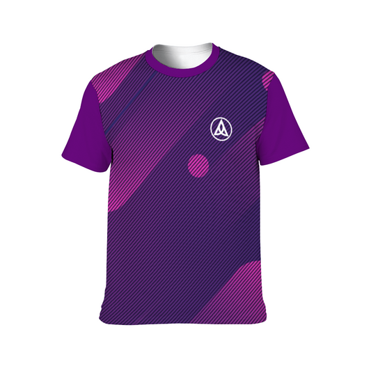 Deska Purple Abstract Polygon T-Shirt