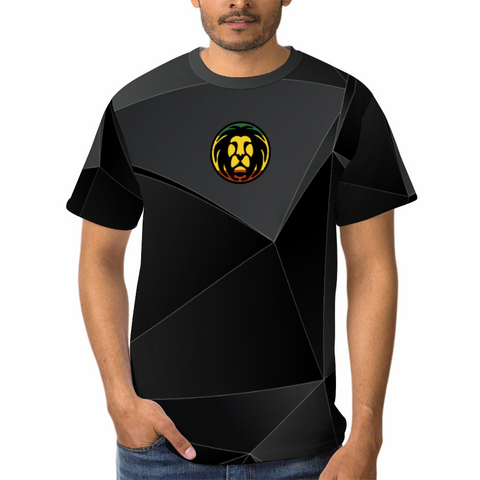 Fashion Lion Black Triangle T-Shirt