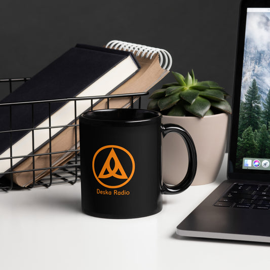 DESKANECDOTAS Black Glossy Mug