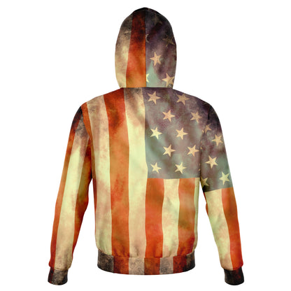 Deska American Flag Skull Hoodie