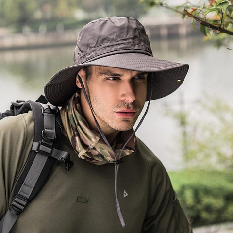 Men's Foldable Sun Protection Hiking Cap