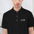 DellaFe Black Embroidered Polo Shirt