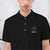 Combustible Black Embroidered Polo Shirt