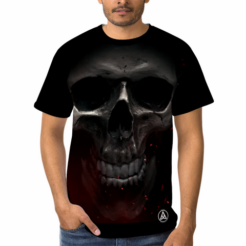 Mistery Skull T-Shirt Black