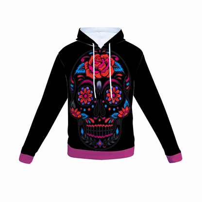 Artic Skull Rose Hoodie