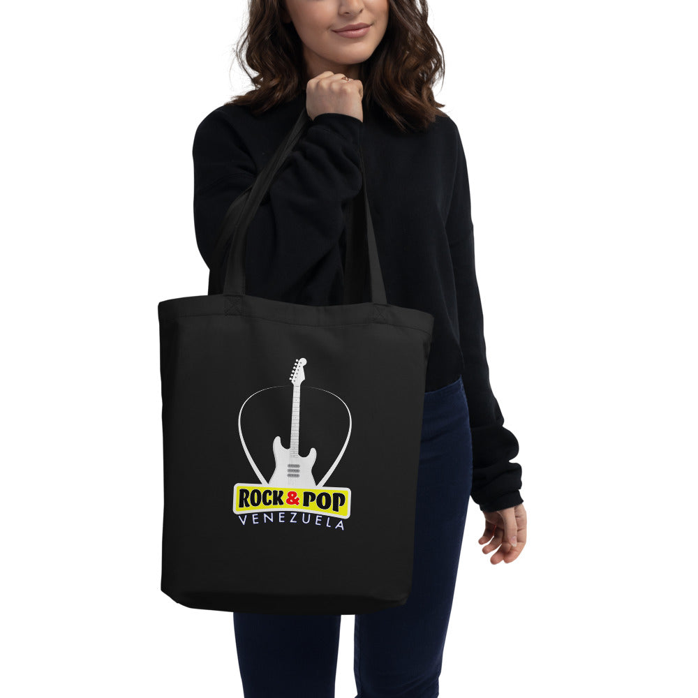 Rock & Pop Venezuela Black Eco Tote Bag