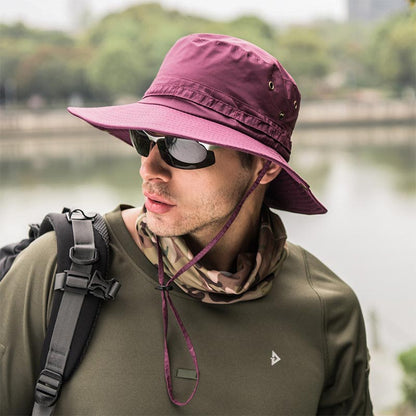 Men's Foldable Sun Protection Hiking Cap