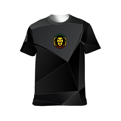 Fashion Lion Black Triangle T-Shirt
