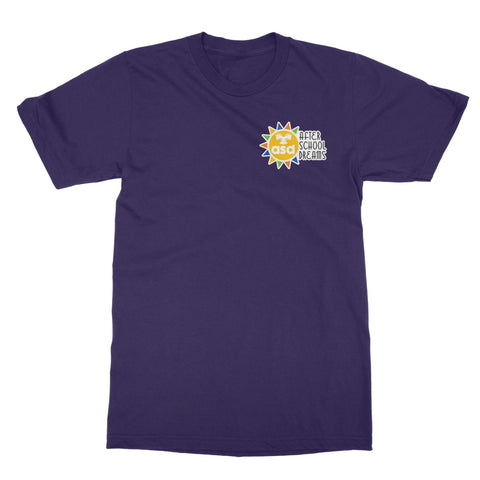 After School Dreams Ping Pong Purple Adult T-Shirt
