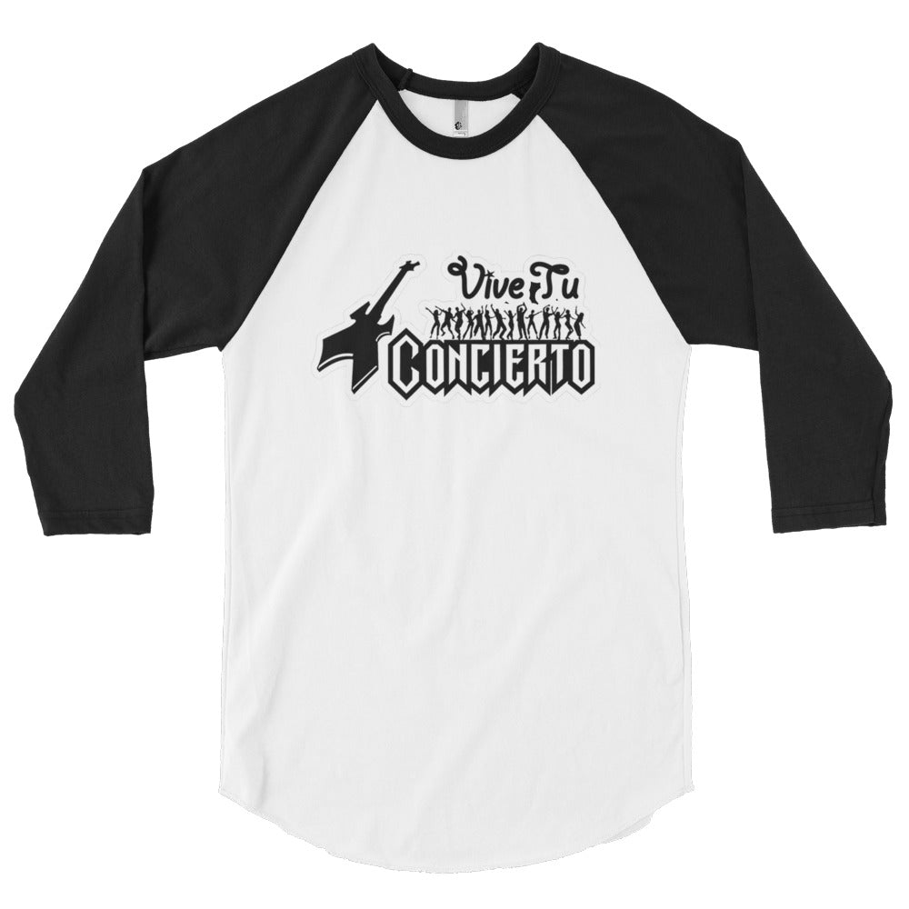 Vive Tu Concierto 3/4 sleeve raglan shirt