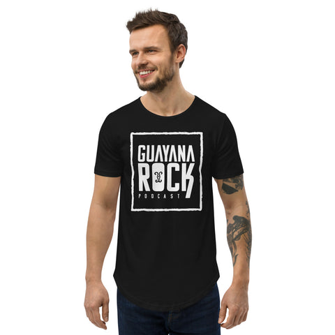 Guayana Rock Podcast Men's Curved Hem T-Shirt