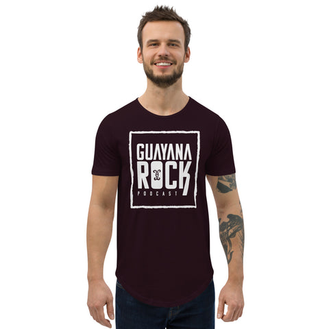 Guayana Rock Podcast Men's Curved Hem T-Shirt