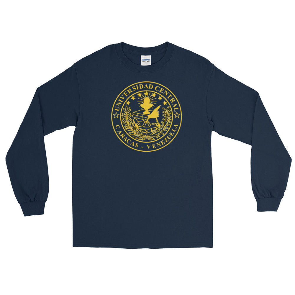 Camiseta UCV Gold Navy manga larga hombre