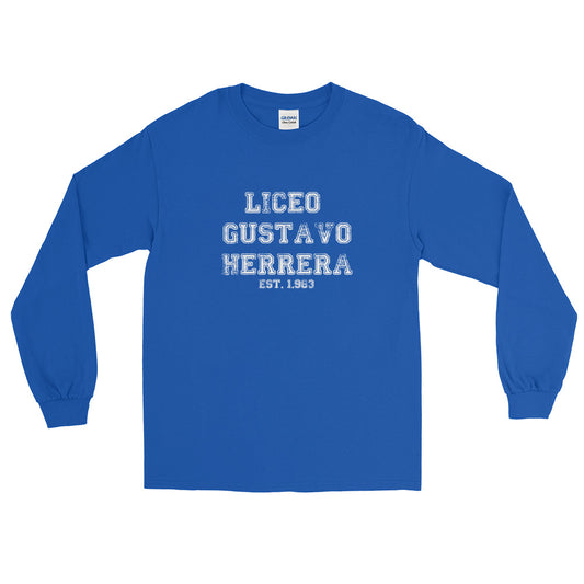 Camiseta manga larga Gustavo Herrera Royal Blue