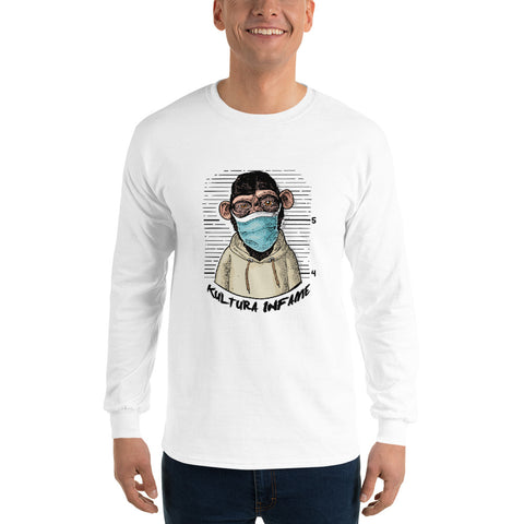Kultura Infame Monkey Mask Men’s Long Sleeve Shirt