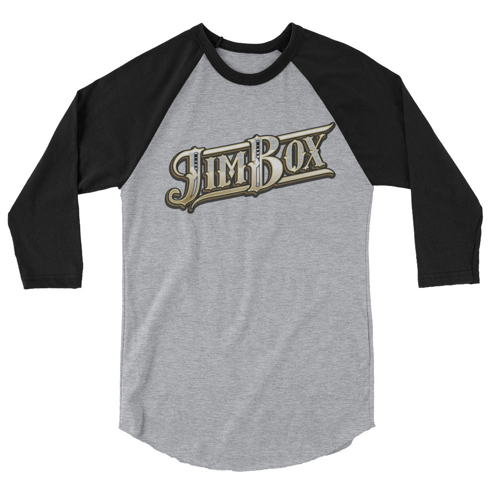 Camiseta tres cuartos Jimbox Heather Grey Black