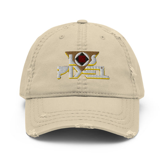 Gorra desgastada Los Pixel Beige