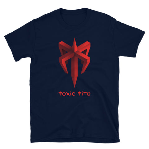 Toxic Tito Short-Sleeve Unisex T-Shirt Navy