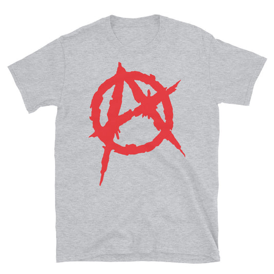 Camiseta Punk Anarquía Sport Grey