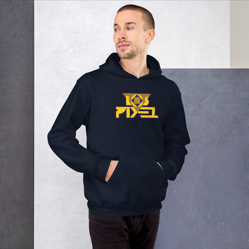 Sudadera con capucha Los Pixel Mustard Navy