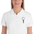Freedive G0 El Apneista White Embroidered Women's Polo Shirt