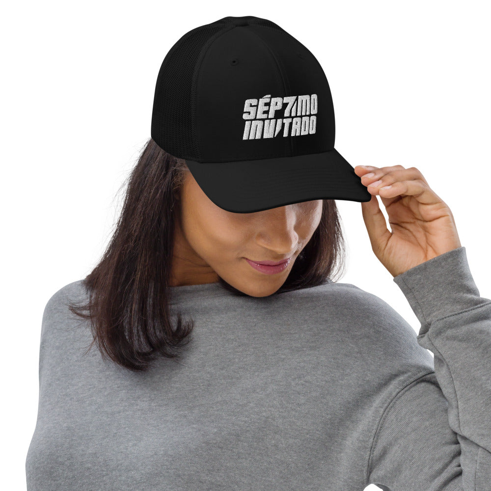 Séptimo Invitado Black Trucker Cap