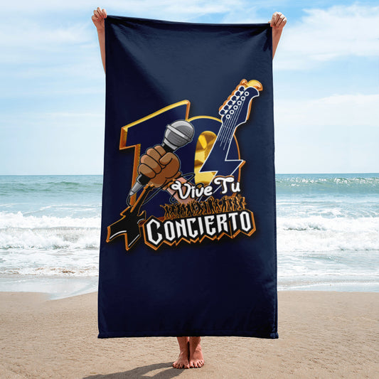 Vive Tu Concierto Beach Towel