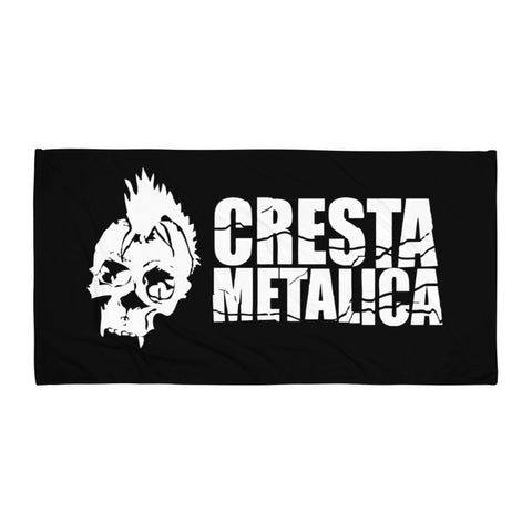 Cresta Metalica Black Towel