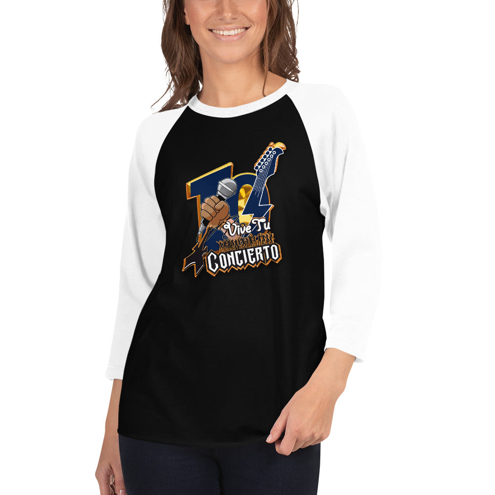 Vive Tu Concierto 10 Years 3/4 sleeve raglan shirt