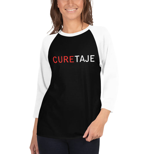 Curetaje Dark Colors 3/4 sleeve raglan shirt