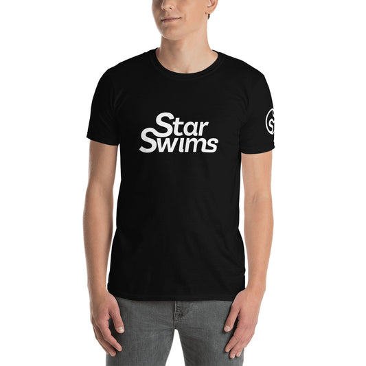 Star Swims Black Short-Sleeve T-Shirt