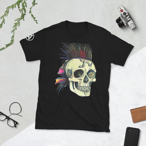 DESKA Clothing Punk Rocker Skull T-Shirt