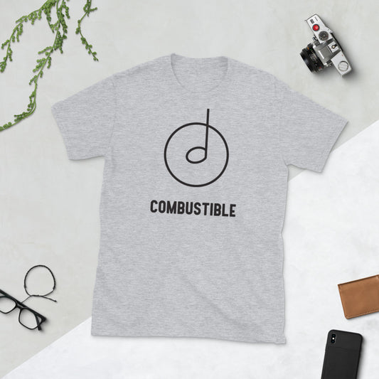 Combustible Sport Grey Short-Sleeve Unisex T-Shirt