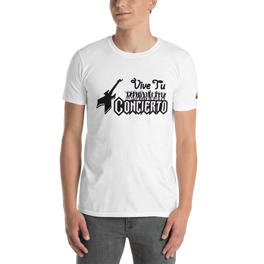 Vive Tu Concierto White Short-Sleeve Unisex T-Shirt