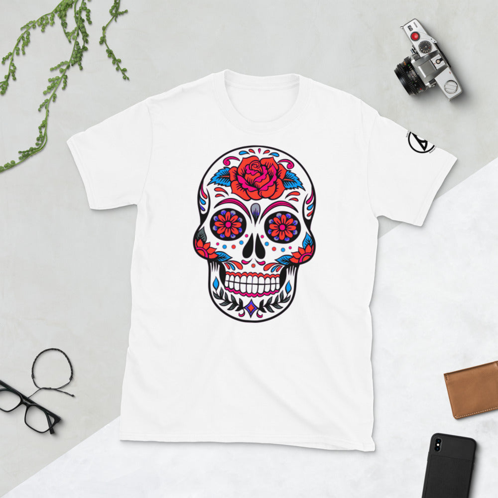 Mex Skull Arctic Electric Pink T-Shirt