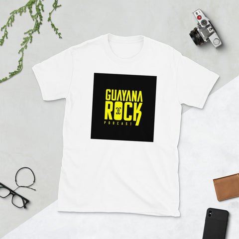 Guayana Rock Podcast Unisex T-Shirt White