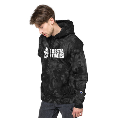 Cresta Metalica Unisex Champion tie-dye hoodie