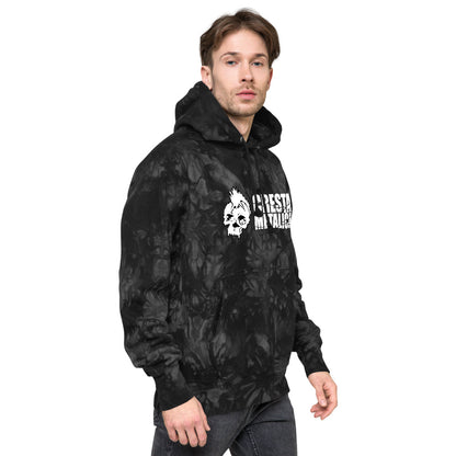 Cresta Metalica Unisex Champion tie-dye hoodie