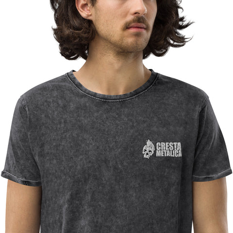 Cresta Metalica Denim Black T-Shirt