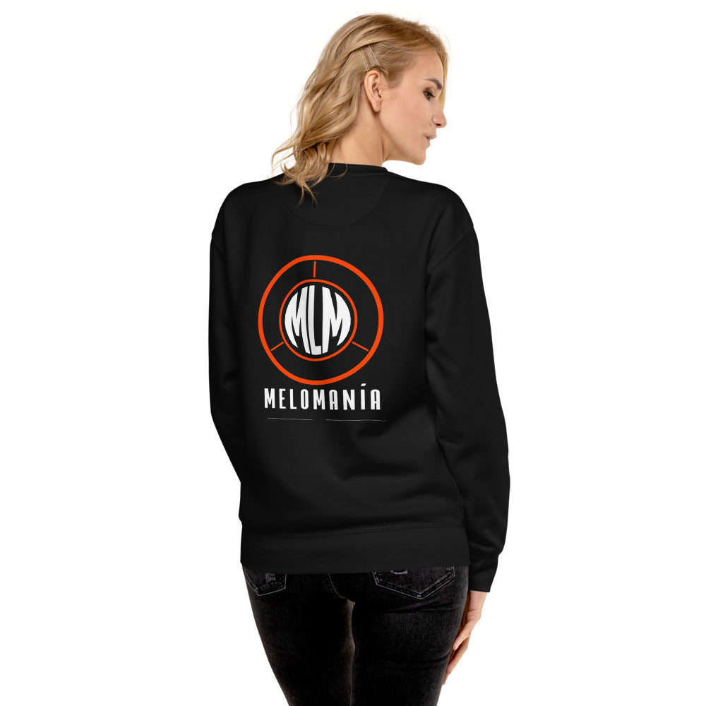 Melomania Unisex Fleece Pullover Black