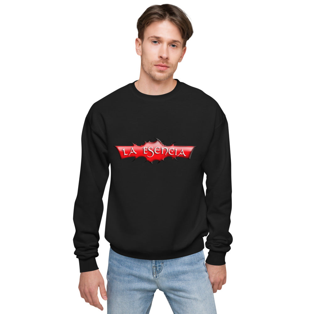 La Esencia Black Unisex fleece sweatshirt