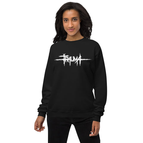 Trauma Black Unisex fleece sweatshirt