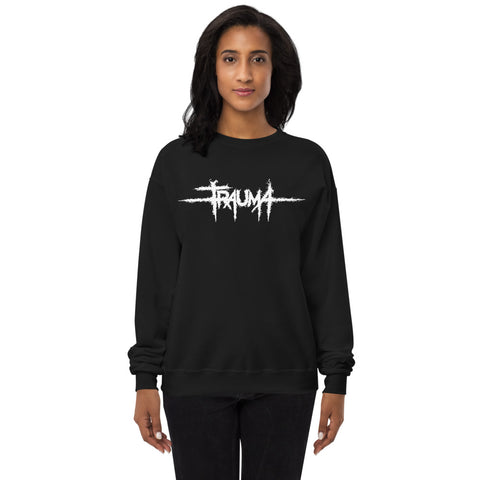 Trauma Black Unisex fleece sweatshirt