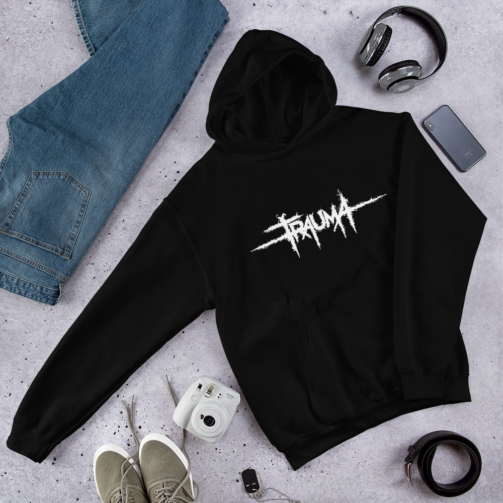 Trauma Black Unisex Hoodie